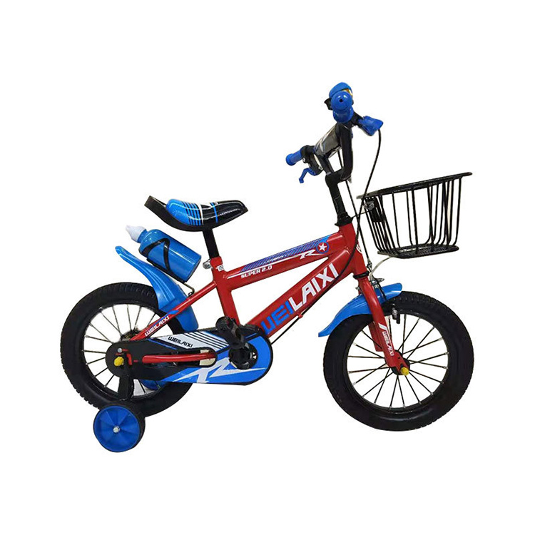 Stalen kinderfietsen / nieuw model 12 inch cyclus voor kind / oem 4-wiel kinderfiets voor 3 tot 5 jaar oude baby